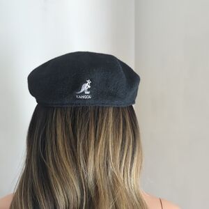 Vintage Kangol Navy Blue 504 Cap -  British Design